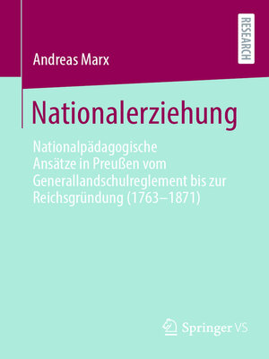 cover image of Nationalerziehung